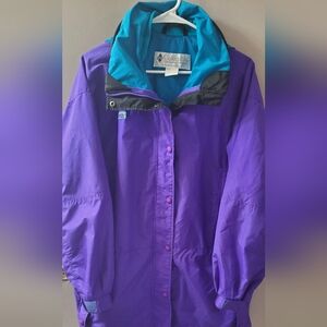 Columbia 3 In 1  Jacket. Women's Vibrant Purple Ski Jacket Sz  XL